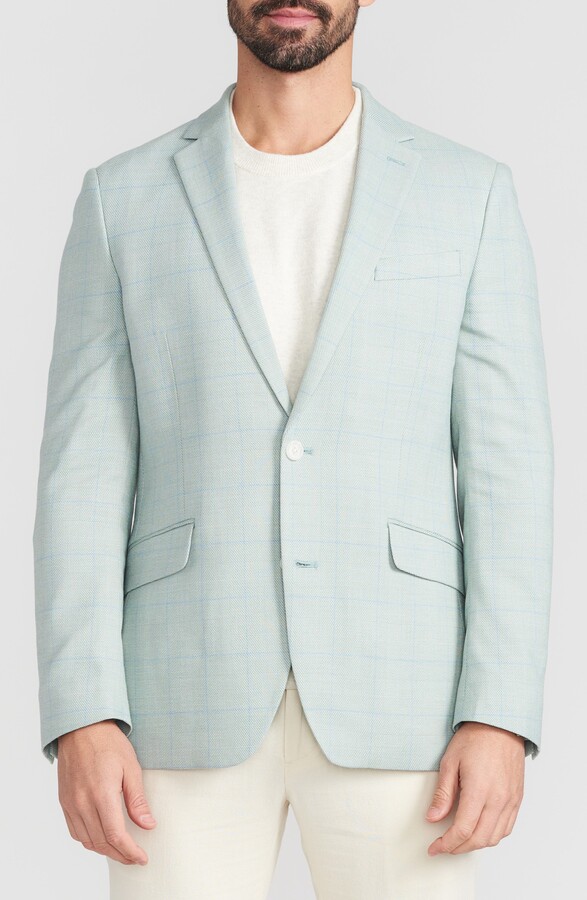 SAVILE ROW CO Windowpane Sport Coat