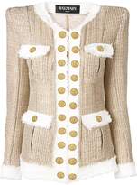 Thumbnail for your product : Balmain fitted tweed jacket