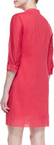 Thumbnail for your product : Elie Tahari Austin 3/4-Sleeve Eyelet Shirtdress
