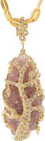 Thumbnail for your product : Coomi Antiquity 20K Yellow Gold, Amethyst Druzy, & Diamond Tree Pendant