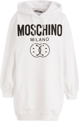 Moschino Logo Printed Hoodie Dress