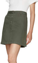 Thumbnail for your product : A.P.C. Khaki Denim Adele Miniskirt