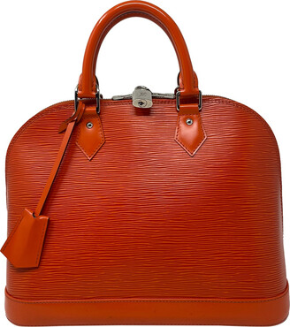 orange lv purse