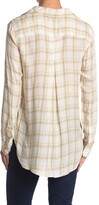 Thumbnail for your product : Velvet Heart Elisa Roll Tab Button Front Plaid Shirt
