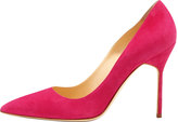 Thumbnail for your product : Manolo Blahnik BB Suede 105mm Pump, Fuchsia (Made to Order)
