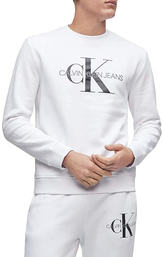 Ck White Sweatshirt Discount, 50% OFF | www.colegiogamarra.com