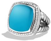 Thumbnail for your product : David Yurman Albion Ring with Turquoise and Diamonds