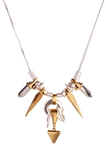 Thumbnail for your product : Pilgrim Silver Plated Spike Detail Necklace