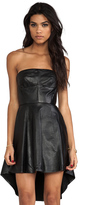 Thumbnail for your product : Shakuhachi Sculpted Leather Bustier Kick Dress