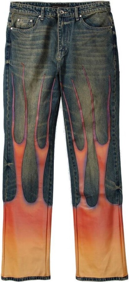 Who Decides War Flame Denim Jeans