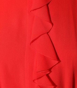 Giambattista Valli Ruffled silk-chiffon dress