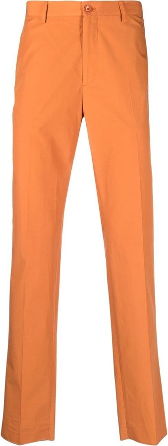 Men's Orange Dress Pants