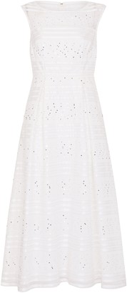 Adrianna Papell Ribbon Embroidered Cocktail