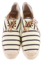 Thumbnail for your product : Tory Burch Striped Platform Espadrilles