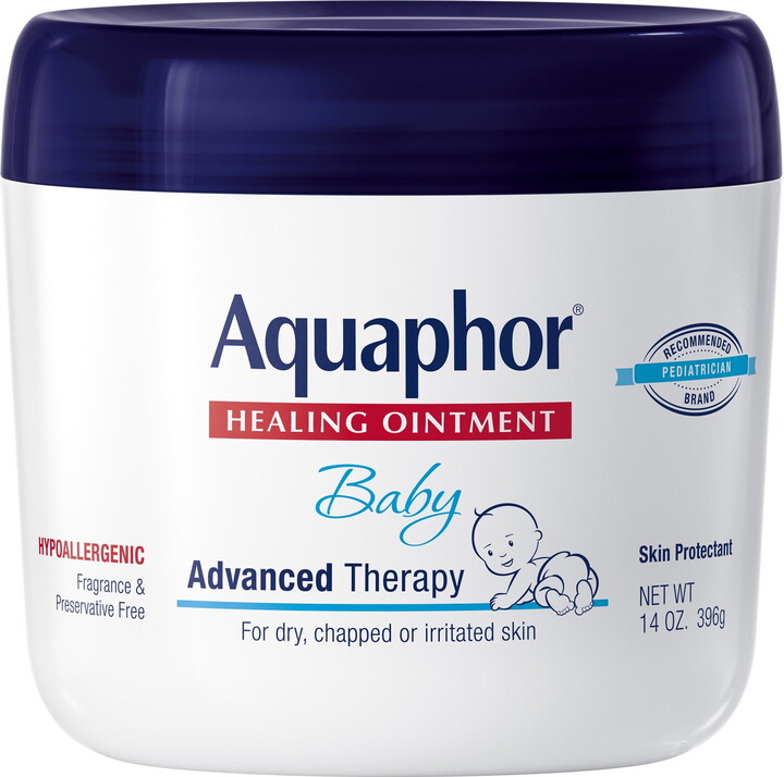 Aquaphor Baby Healing Ointment, Baby Skin Care and Diaper Rash, 14 oz