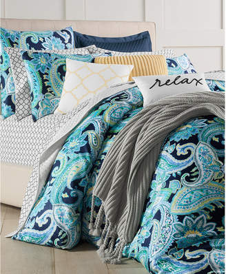 Charter Club Damask Designs Multi Paisley 300-Thread Count 3-Pc. King Comforter Set, Created for Macy's