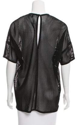Gucci Leather Laser Cut Top