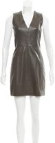 Thumbnail for your product : Akris Leather Sleeveless Dress