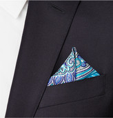 Thumbnail for your product : Etro Paisley Silk Pocket Square