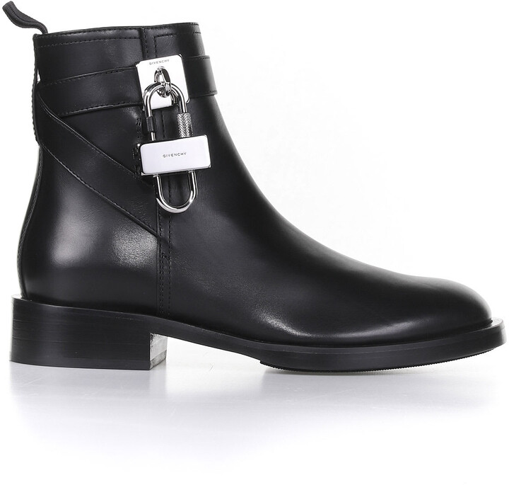 Givenchy Lock Ankle Boots - ShopStyle