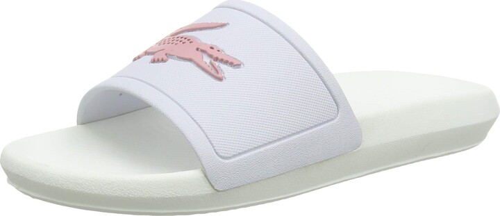 lacoste women's slide sandals