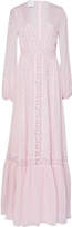 Thumbnail for your product : Giambattista Valli Lace Inset Silk-Chiffon Gown