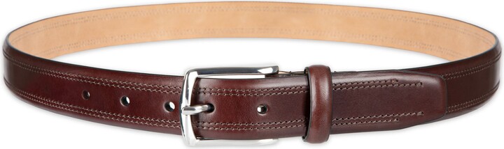 Fes Stitch Leather Belt
