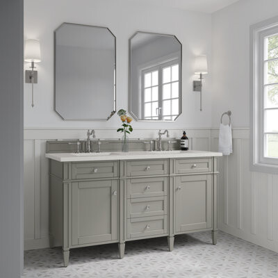 Darby Home Co Dussault 60" Double Bathroom Vanity Set