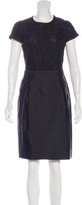 Thumbnail for your product : Burberry Lace-Trimmed Sheath Dress