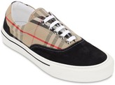 Thumbnail for your product : Burberry Wilson Checked Leather Sneakers