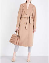 Max Mara Madame double-breasted wool and cashmere-blend coat