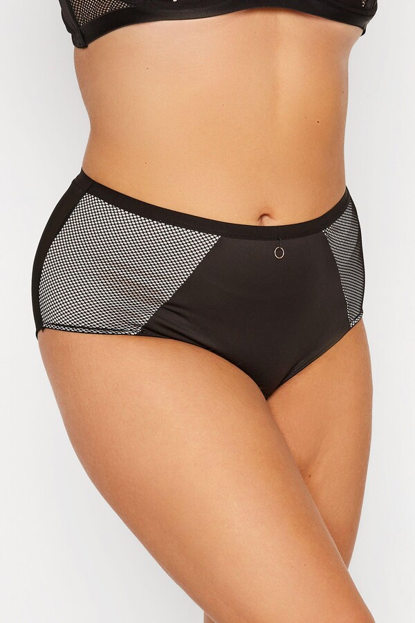Yours Mesh Briefs ShopStyle Knickers