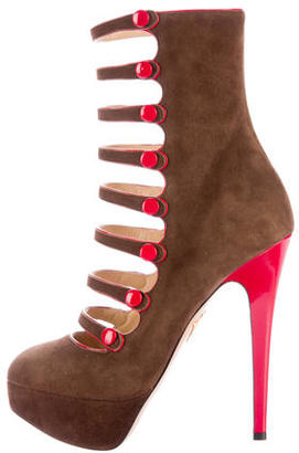 Charlotte Olympia Hermione Platform Ankle Boots