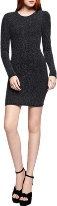 BCBGeneration Women's Cocktail Puff Sleeve Bodycon Knit Dress