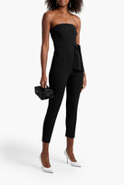 Thumbnail for your product : Black Halo Harbor strapless belted cady jumpsuit