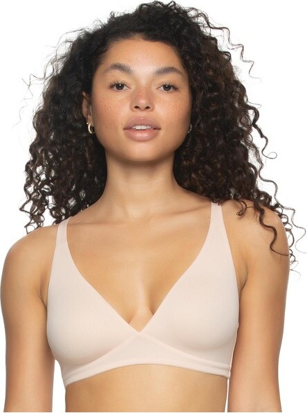 Paramour By Felina Women's Body Soft Back Smoothing T-shirt Bra (rose Tan,  38ddd) : Target