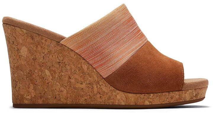Toms Monica Mule Wedge Heel - ShopStyle