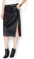 Thumbnail for your product : Helmut Lang Leather High Waisted Pencil Skirt