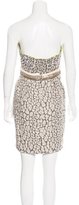 Thumbnail for your product : Matthew Williamson Mix Print Strapless Dress