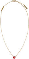 Marc Jacobs Gold Apple Necklace