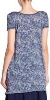 Thumbnail for your product : Allen Allen Short Sleeve Printed Pocket Tunic