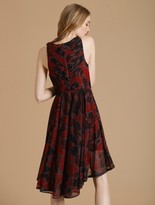 Thumbnail for your product : Halston Floral Pleated Dress