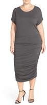 Thumbnail for your product : Vince Camuto Side Ruched Jersey Midi Dress