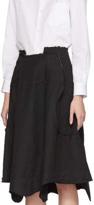 Comme des Garcons Black Reconstructed Skirt