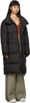 Thumbnail for your product : Yves Salomon Army Black Down Technical Coat