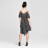 Thumbnail for your product : Xhilaration Women's Cold Shoulder Asymmetrical Hem Wrap Dress