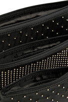 Thumbnail for your product : Diane von Furstenberg Voyage set of three leather-trimmed studded shell pouches