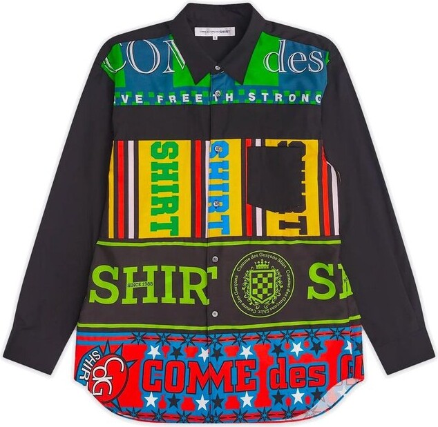 Comme des Garçons Shirt Football Scarf Shirt
