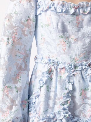 Needle & Thread Summer Blossom ruffled gown