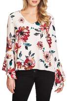 Thumbnail for your product : 1 STATE Print Cascade Sleeve Blouse